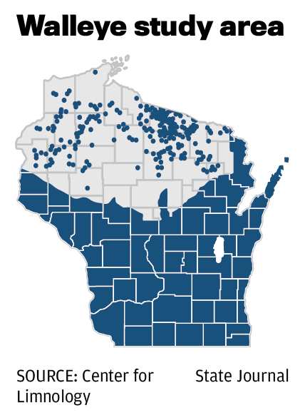 Walleye study area